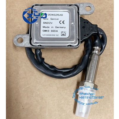 12V Datar Empat Jarum Sensor Nitrogen Oksida Untuk BMW 5WK9 6651A 05149216AB
